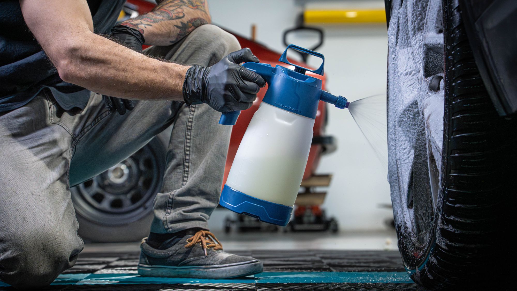 Pulvérisateur à Mousse IK Foam Pro 12 ALK - 6L, Mousse Alcaline - Pour Nettoyage Auto, Industriel, Dégraissage - Fabriqué En UE